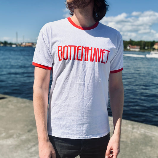 T-shirt 'Vintage' red/white